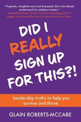 Glain Roberts-McCabe - Did I Really Sign Up For This, Häftad