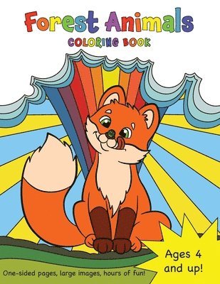 Forest Animals Coloring Book for Kids Ages 4-8! 1