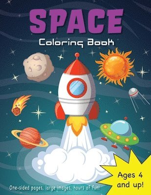 Space Coloring Book for Kids Ages 4-8! 1