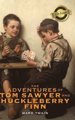 bokomslag Adventures of Tom Sawyer and Huckleberry Finn (Deluxe Library Edition)