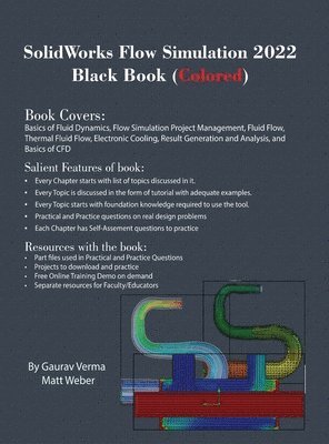 bokomslag SolidWorks Flow Simulation 2022 Black Book (Colored)