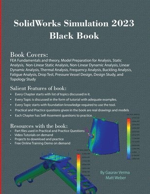 bokomslag SolidWorks Simulation 2023 Black Book