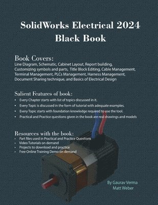 bokomslag SolidWorks Electrical 2024 Black Book