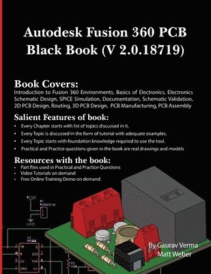 bokomslag Autodesk Fusion 360 PCB Black Book (V 2.0.18719)