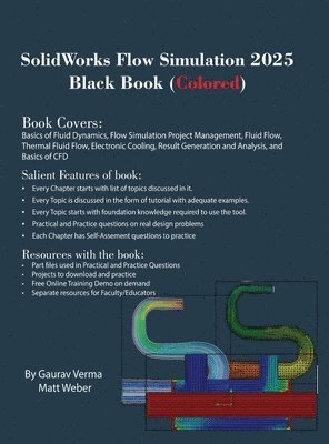 bokomslag SolidWorks Flow Simulation 2025 Black Book