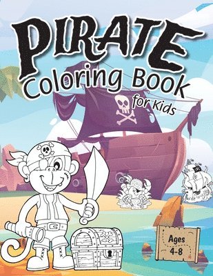 bokomslag Pirate Coloring Book for Kids