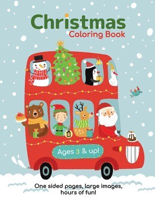 Christmas Coloring Book for Kids Ages 3-6! 1