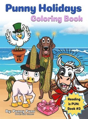 bokomslag Punny Holidays Coloring Book