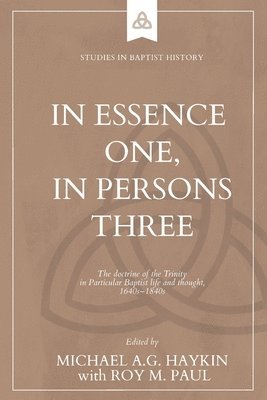 In Essence One, in Persons Three 1