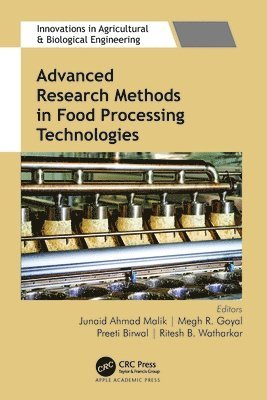 bokomslag Advanced Research Methods in Food Processing Technologies