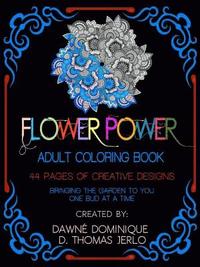 bokomslag Flower Power, Adult Coloring Book