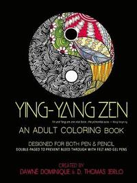 bokomslag Yin-Yang Zen, Adult Coloring Book