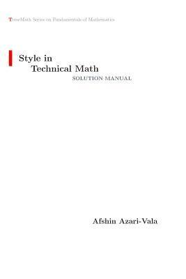 Style in Technical Math Solution Manual 1