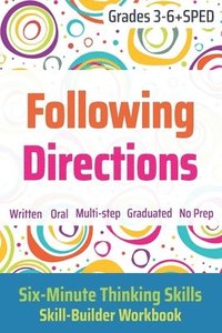 bokomslag Following Directions (Grades 3-6 + SPED): Six-Minute Thinking Skills