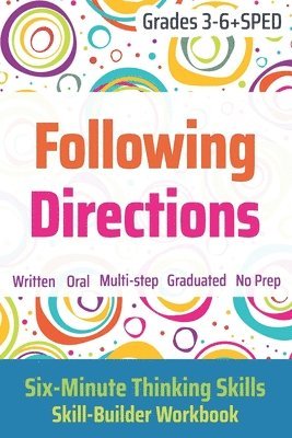 bokomslag Following Directions (Grades 3-6 + SPED)