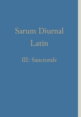 Sarum Diurnal Latin III 1