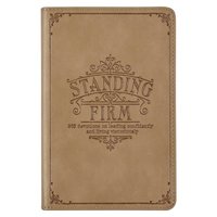 bokomslag Standing Firm Faux Leather Devotional