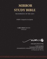 bokomslag John's Gospel and Epistle LARGE PRINT Mirror Study Bible
