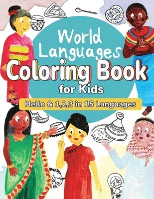 bokomslag World Languages Coloring Book for Kids