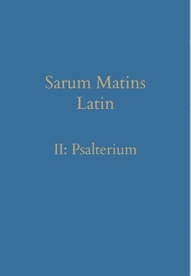 bokomslag Sarum Matins Latin II