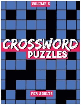 Fun Activity Books - Crossword Puzzles For Adults, Volume 5, Häftad