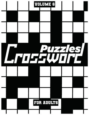 Fun Activity Books - Crossword Puzzles For Adults, Volume 6, Häftad