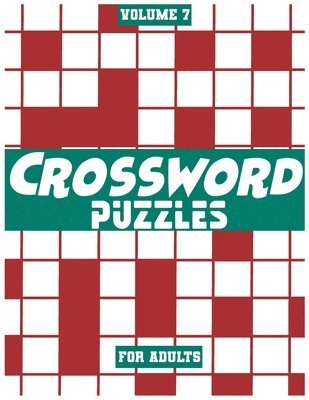 Crossword Puzzles For Adults, Volume 7 1