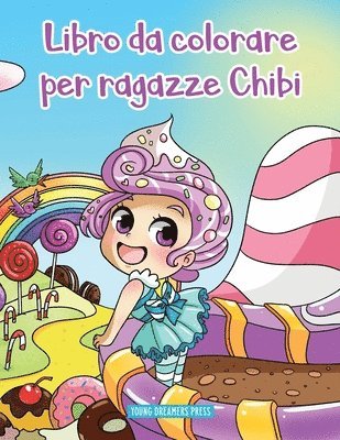 bokomslag Libro da colorare per ragazze Chibi