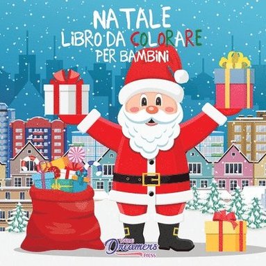 bokomslag Natale libro da colorare per bambini