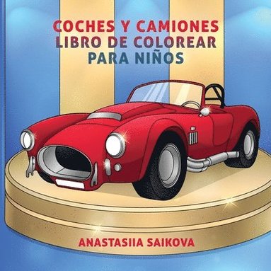 bokomslag Coches y camiones libro de colorear para ninos