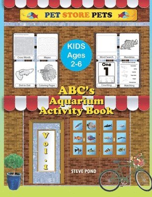 bokomslag ABC's Aquarium Activity Book Volume I: Puzzle, coloring and Activity Book for kids 2 -6