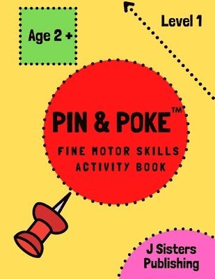 bokomslag Pin & Poke Fine Motor Skills Activity Book Level 1