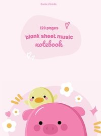bokomslag Blank Sheet Music Notebook