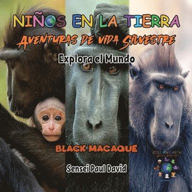 bokomslag Nin&#771;os en la Tierra - Aventuras de vida Silvestre - Explora el Mundo Black Macaque - Indonesia