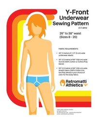 bokomslag RetroMatti Athletics Retro Briefs Sewing Pattern