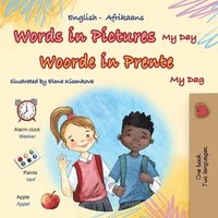 bokomslag Words in Pictures - My Day (English Afrikaans Bilingual Children's Book)