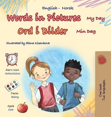 bokomslag Words in Pictures - My Day (English Norwegian Bilingual Children's Book)