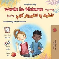 bokomslag Words in Pictures - My Day (English Pashto Bilingual Children's Book)