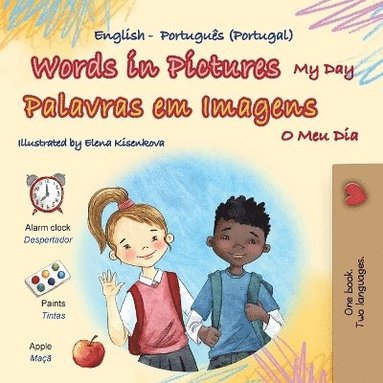 bokomslag Words in Pictures - My Day (English Portuguese Portugal Bilingual Children's Book)