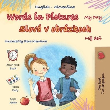 bokomslag Words in Pictures - My Day (English Slovak Bilingual Children's Book)