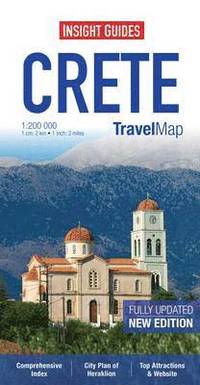 bokomslag Insight Guides Travel Map Crete