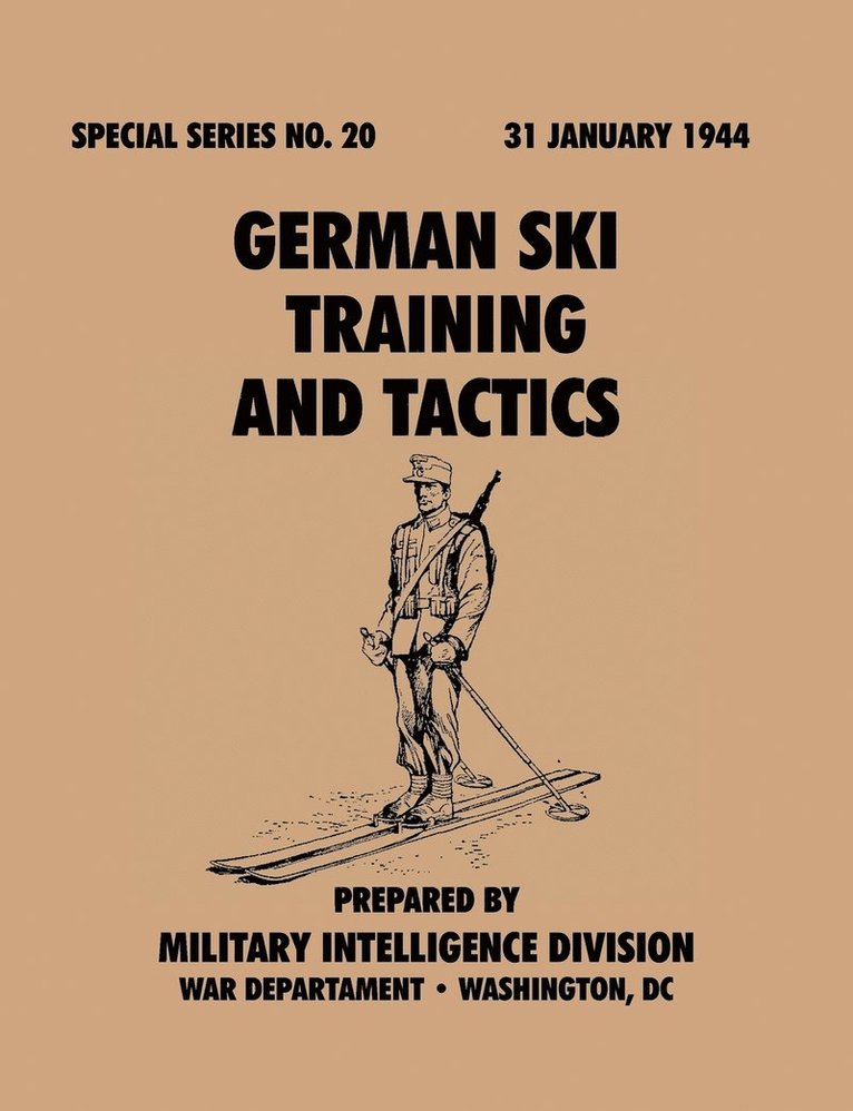 German Ski Training and Tactics (Special Series, No.20) 1