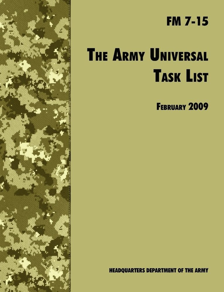 The Army Universal Task List 1