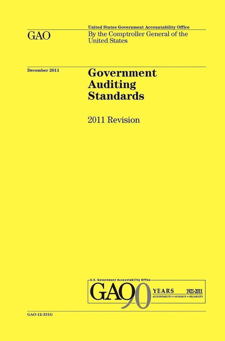 Government Auditing Standards 1