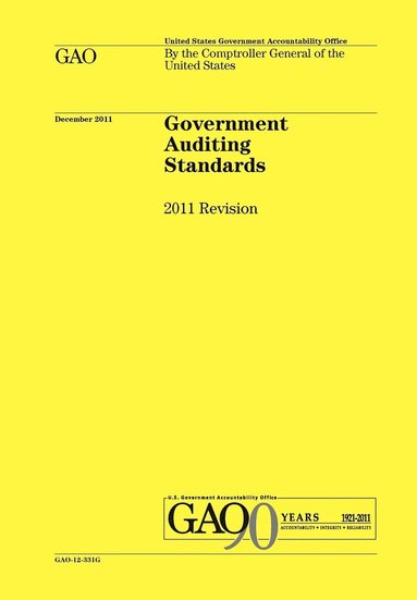 bokomslag Government Auditing Standards