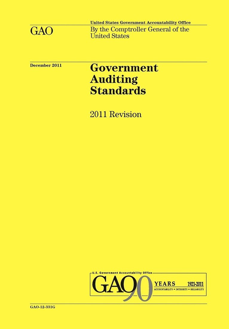 Government Auditing Standards 1