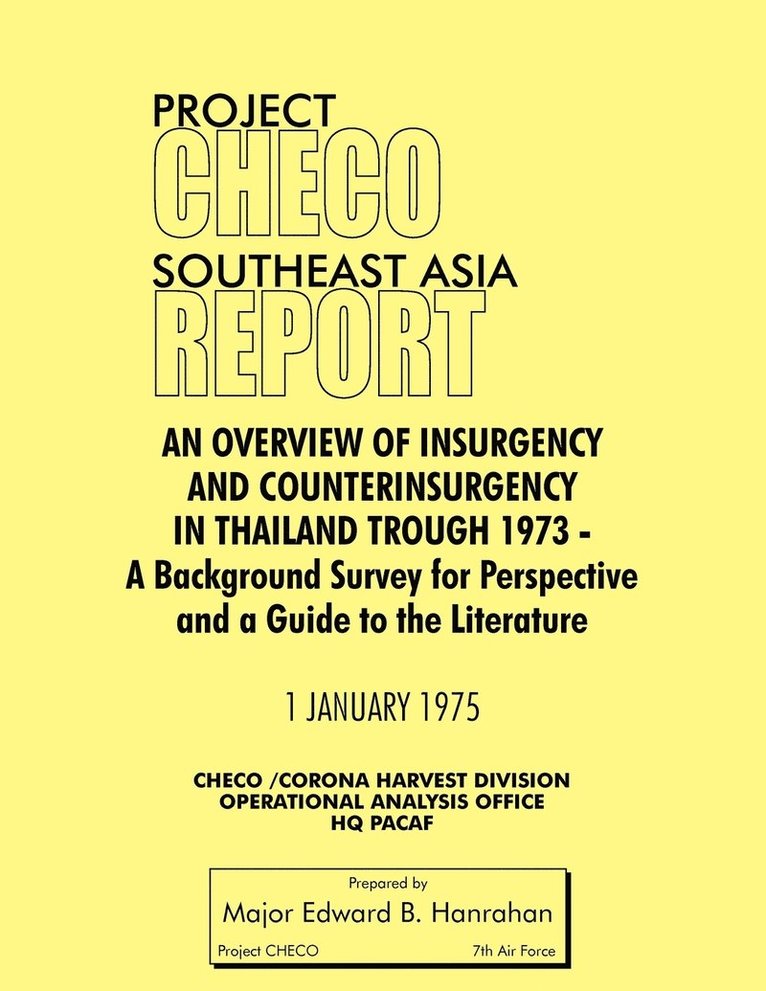 Project CHECO Southeast Asia Study 1