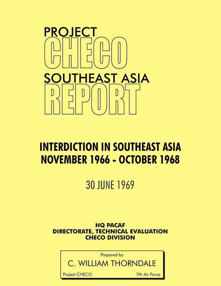 Project CHECO Southeast Asia Study 1