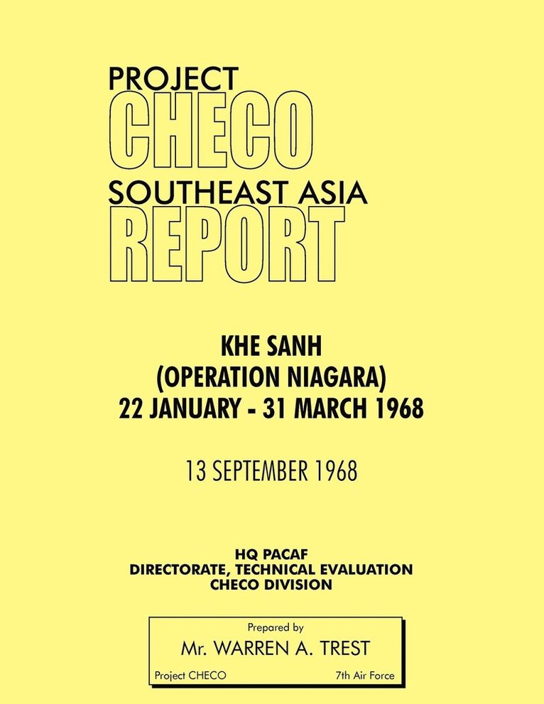 Project CHECO Southeast Asia Study 1