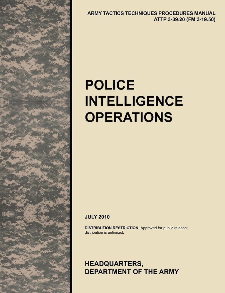 Police Intelligence Operations 1